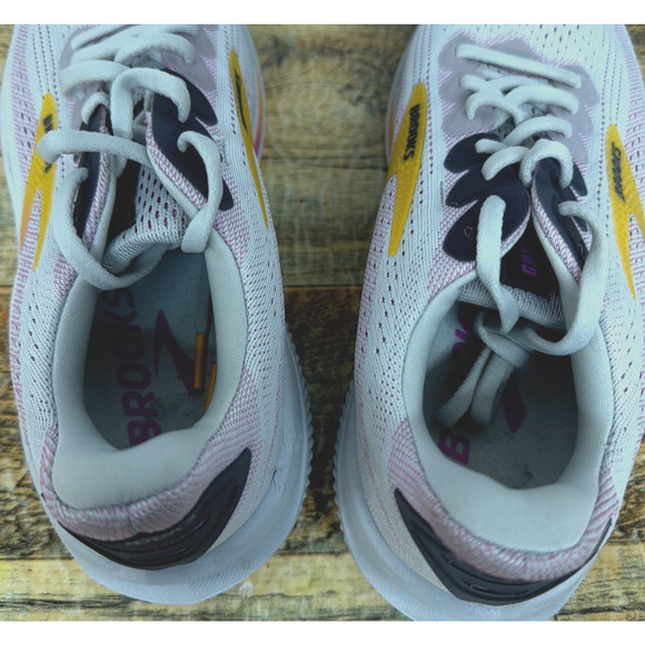 Brooks Ghost 17 Oyster Apricot Pink Running 1204311D070 Womens Sz 9.5 D Wide - Picture 8 of 11